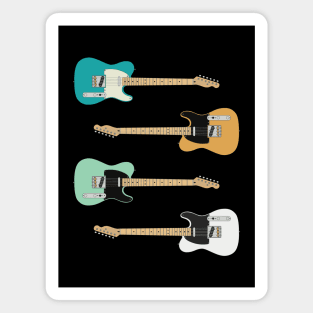 T Style Electric Guitar Maple Pack Magnet